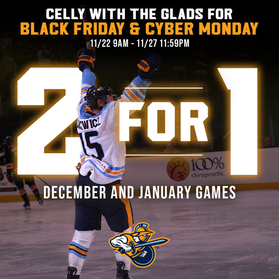 Celly with the Glads Instagram Graphic - Atlanta Gladiators