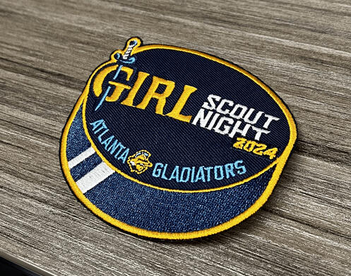 Girl Scout Night 2024 Patch - Atlanta Gladiators